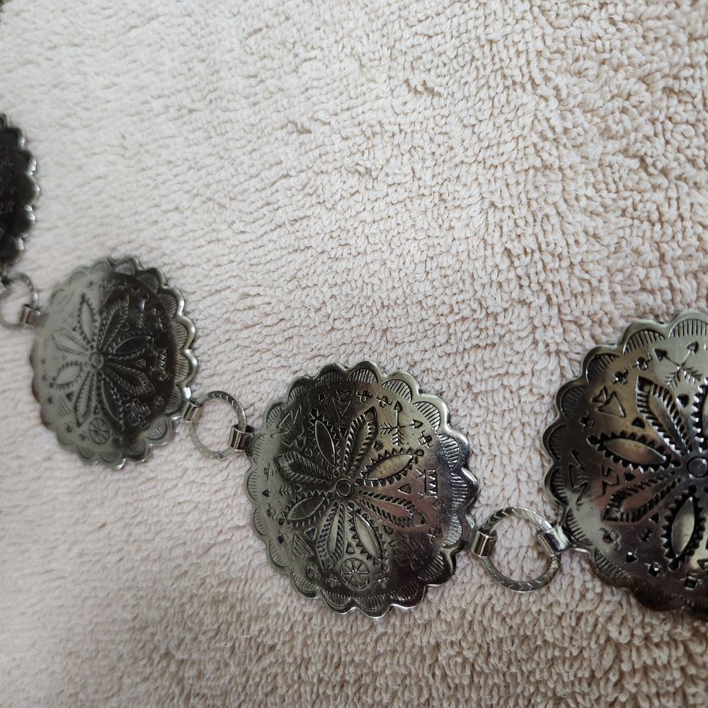 Silver Concho Belt